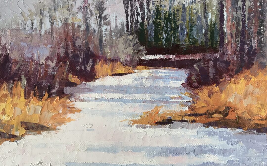 Winter Creekside – 8 X 10