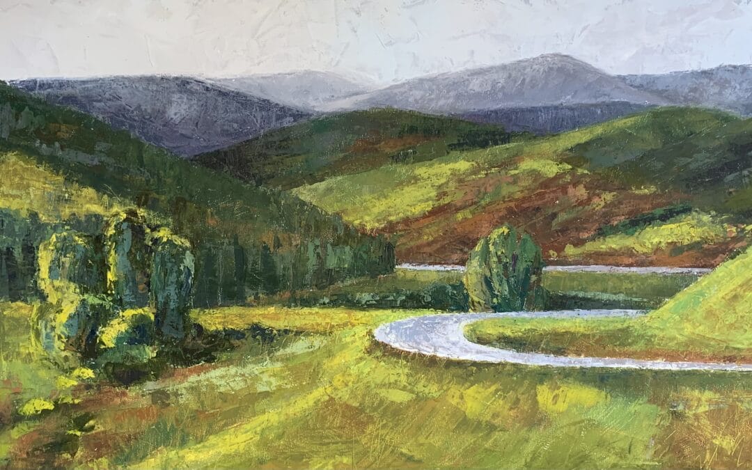 Summer Afternoon Drive-18X36