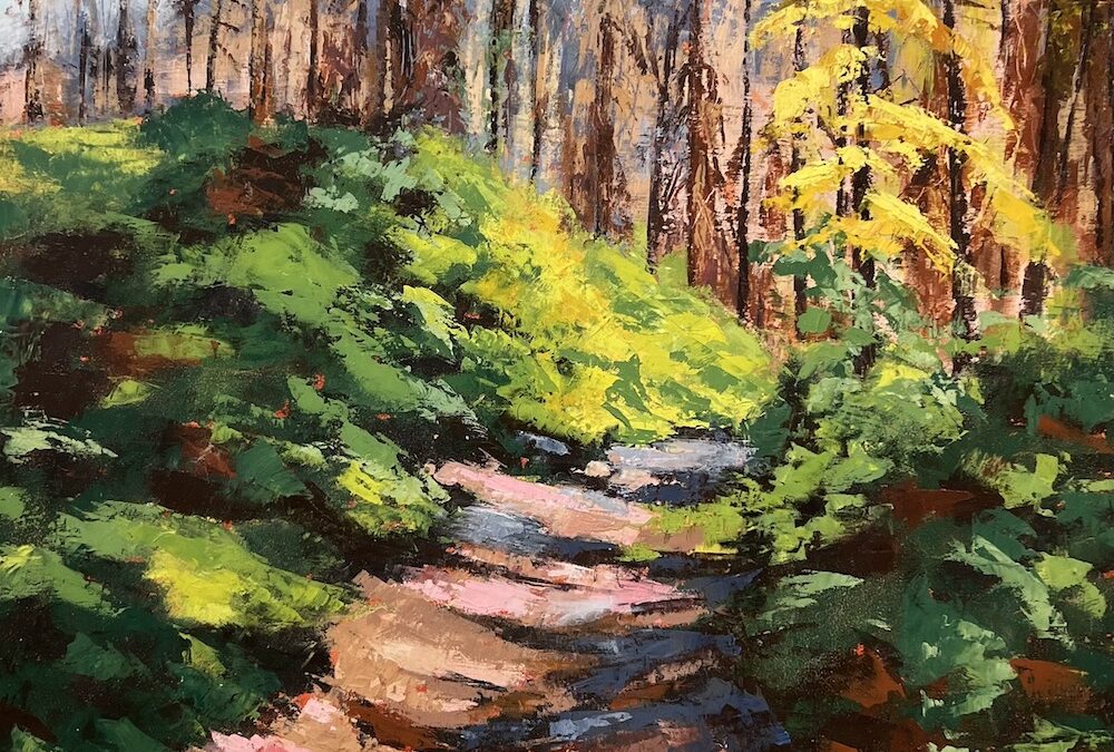 Down the Path of Peace-36X24