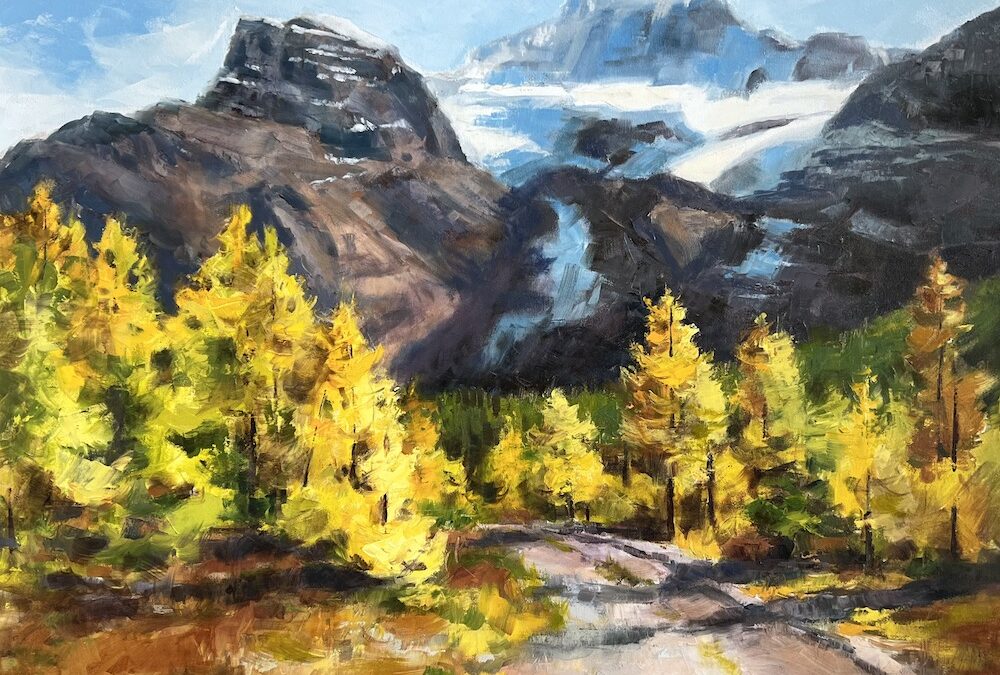 Golden Larch Valley – 22 X 28