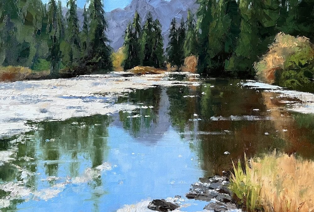 Still Waters – 16 X 20- Canmore