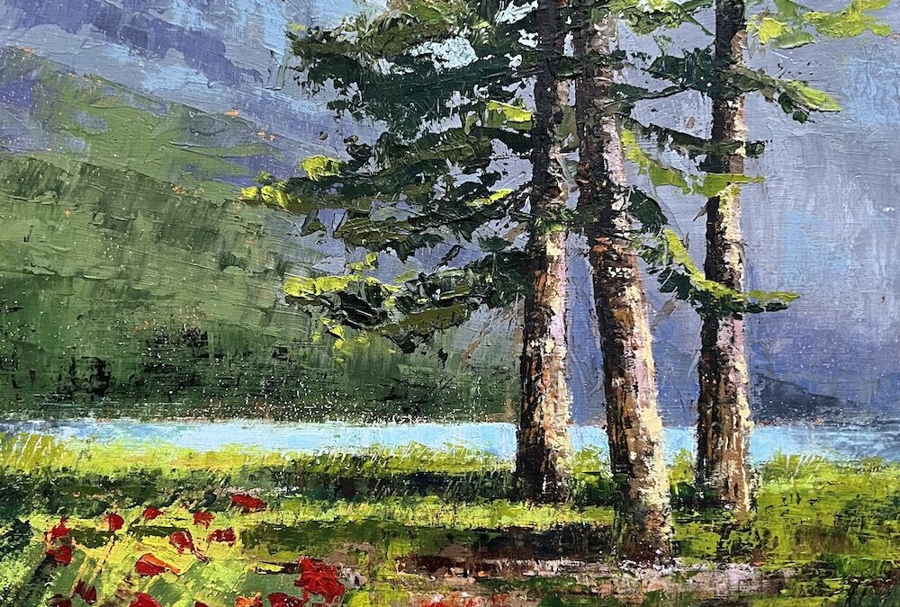 Lake Louise Shadows – 14 X 14