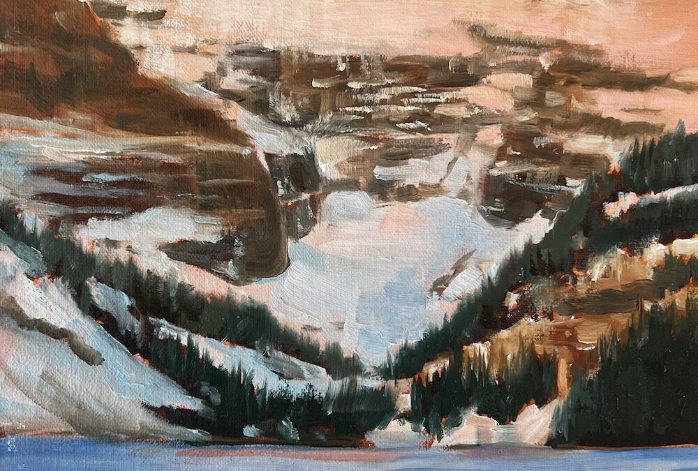 Morning Memories- Lake Louise- 8 X10