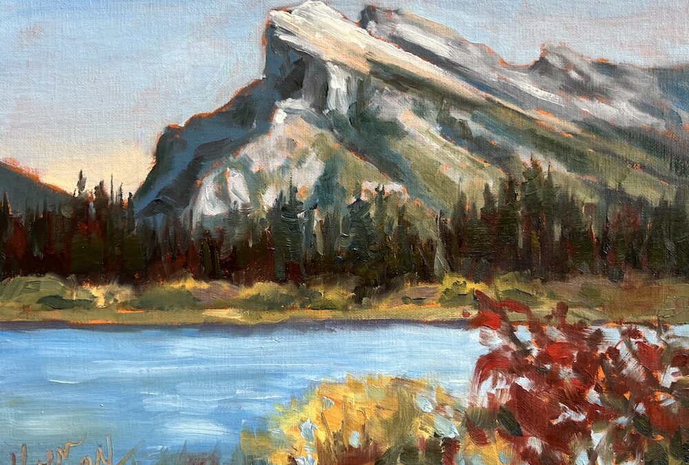 Rugged Rundle- 8 X 10 _ Banff, Alberta