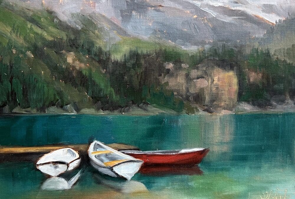 Waiting – Lake Ohara – 8 X10